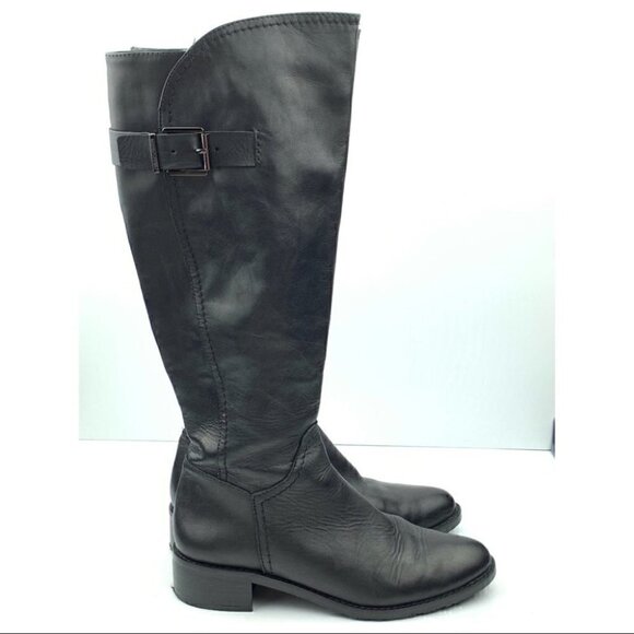 Arturo Chiang Darren knee high boots sz 8 leather - Picture 2 of 13